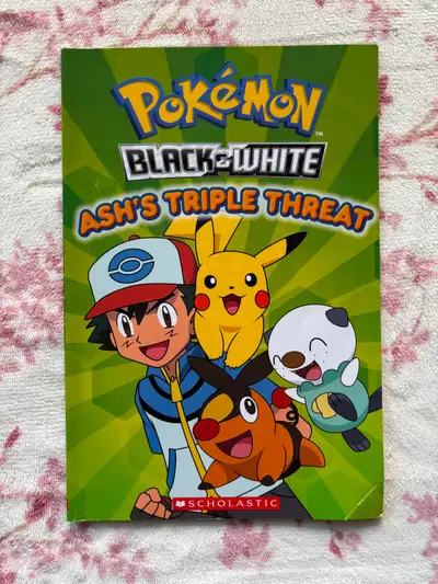 Pokemon Black & White: Ash's Triple Threat - Fiction (Softcover), View more