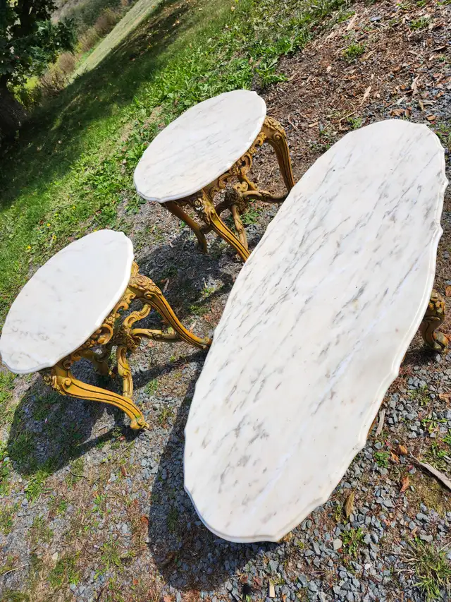 Matching marble tables in Coffee Tables in Dartmouth - Image 2