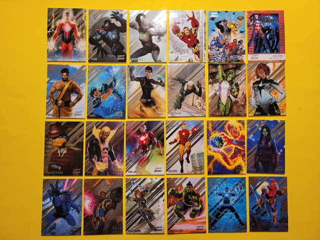 24 Fleer Ultra Avengers Marvel Comics 2022 collector cards in Arts & Collectibles in Fredericton