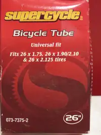 Chambre à air de vélo 26 pouces 26x 1,75" / 2,125"48mm