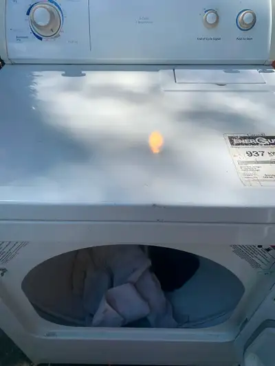 Whirlpool electric dryer, View more