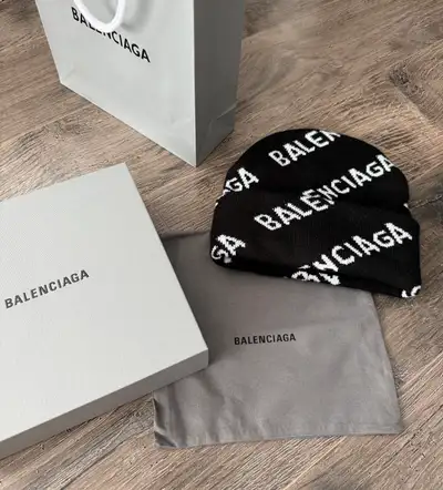 Balenciaga winter hat black, View more