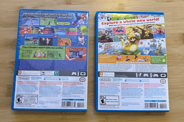Nintendo Wii U Mario Tennis Ultra Smash - Sealed, Super 3D World in Nintendo Wii U in Barrie - Image 2
