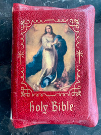 Holy Bible The Holy Angels Edition Antique Religious Book, 1960