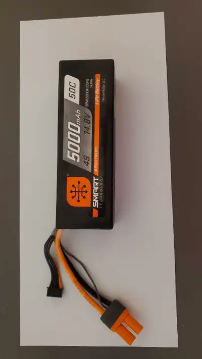 BRAND NEW WITH BOX - BATTERY 14.8v 5000mAh LiPo 50C HC Smart IC5