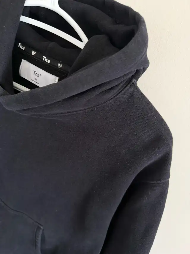 women’s size XS black TNA hoodie $20 in Women's - Tops & Outerwear in St. Albert - Image 4
