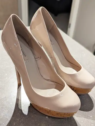 Zara Cork Patent Leather Womens Pumps (Size 6.5), View more