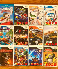 Wii Games Snoopy, Party 3, Sky Captain, Build'n Race, Hooked