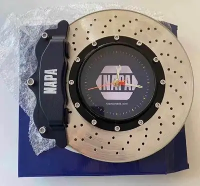 NAPA Auto Parts Rotor and Caliper Wall Clock, New in Box, View more