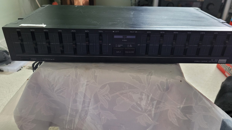 Sansui SE-300 7-Band Stereo Graphic Equalizer EQ for sale  