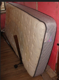mattress and metal bed frame