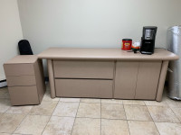 Large Office desk cabinet  77” by 22” drawer  16” by 18”