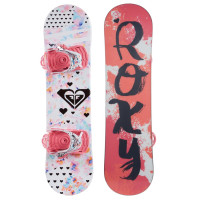 Kids Roxy Snowboard and Bindings (Poppy Package)