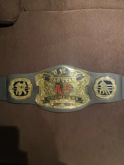 2005 Jakks WWE World Wrestling Tag Team Champion belt, View more