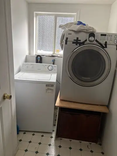 Good condition basement one bedroom everything including even new king size bed