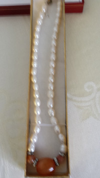 Pearl Necklaces and earring stud