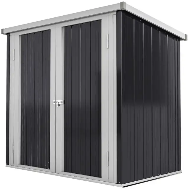 5x3 Metal Garden Storage Shed with Double Door, Durable Metal Sh in Outdoor Tools & Storage in Markham / York Region - Image 3