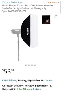 Photography   lighting  Godox softbox