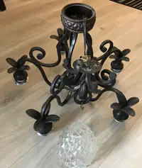 Beautiful metal chandelier 