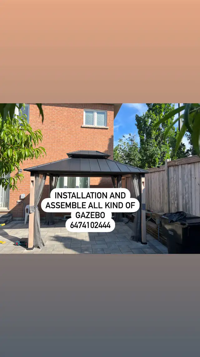 Installation all kind of gazebo 62863735915649123