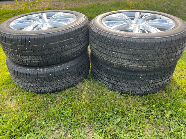 Bridgestone Alenza tires on OEM Chevrolet rims in Tires & Rims in Barrie