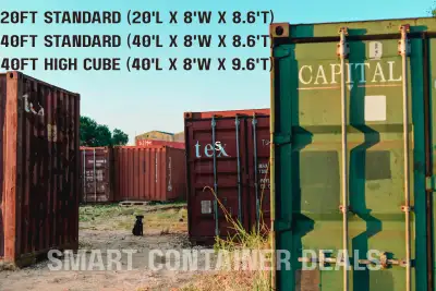 Shipping containers available NOW in Vancouver, BC! 20ft Used Standard (WWT/CW) – $2,200 for pickup...