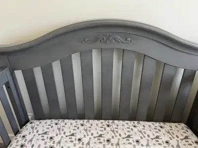 crib with mattress and Mattress protector , View more