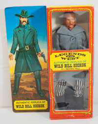 Vintage Excel Toy Legends of the West Wild Bill Hickok 9.5"
