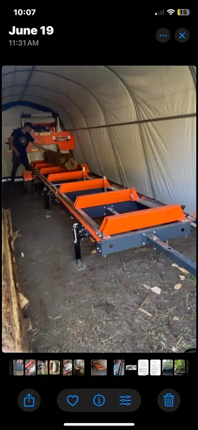 I am offering my sawmill for rent or hire. It's in great condition and ready to help you tackle your...