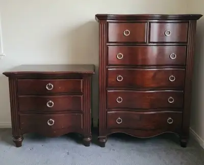 tallboy dresser & nightstand, View more