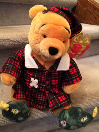 Winnie the Pooh Plush Christmas Doll