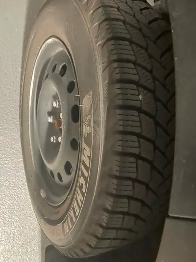 4 Michelin winter tires (size 215/65 R16) mounted on steel rims. Excellent condition. Only used for...