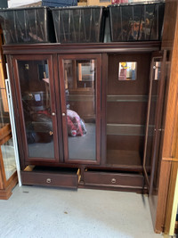 Display cabinet,mirror,dining top glass