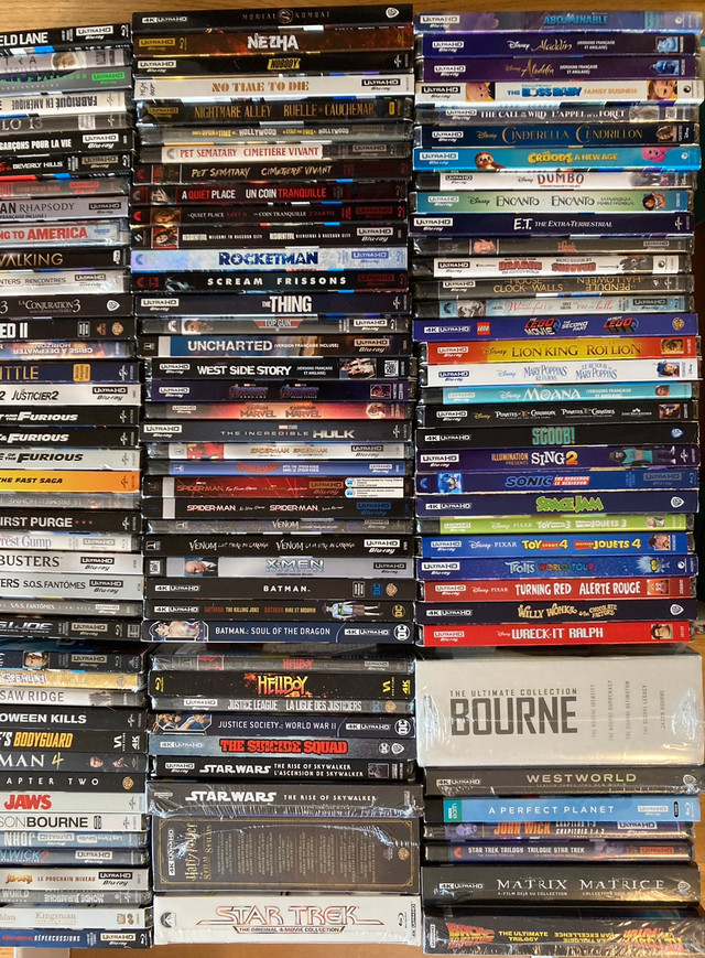 New 4K bluray Top Gun The Conjuring 3 John Wick 1 2 in CDs, DVDs & Blu-ray in Calgary - Image 4