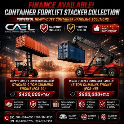 NEW CAEL Container Handlers comes with cummins engine warranty, View more