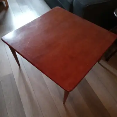 Vintage Mid-century Modern maple wood table MCM for pickup, View more