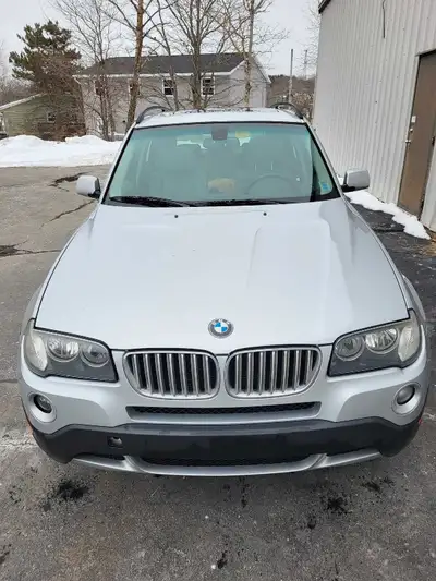Runs great! 2008 BMW X3. All wheel drive. MVI to April 2026. Automatic transmission. Leather interio...