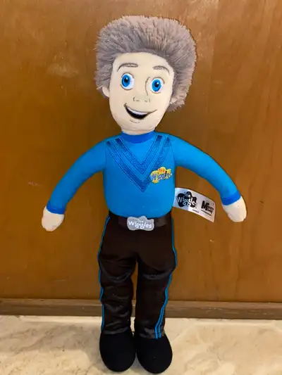 The Wiggles Blue Wiggle Anthony Field 14” Plush Doll Mighty Mojo, View more