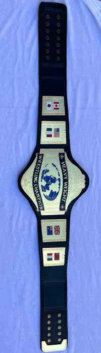 86 WORLD Heavyweight Wrestling Championship Replica Tittle 