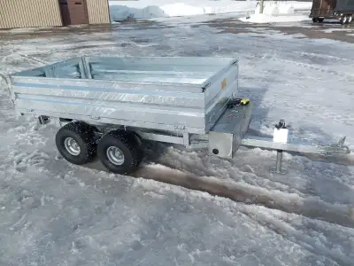 2 ton off-road dump trailer, ideal for use with an ATV, UTV or light tractor *** More stock now avai...
