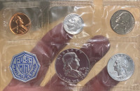 1963 U.S. MINT  PHILADELPHIA  SILVER PROOF SET Five Coin Set