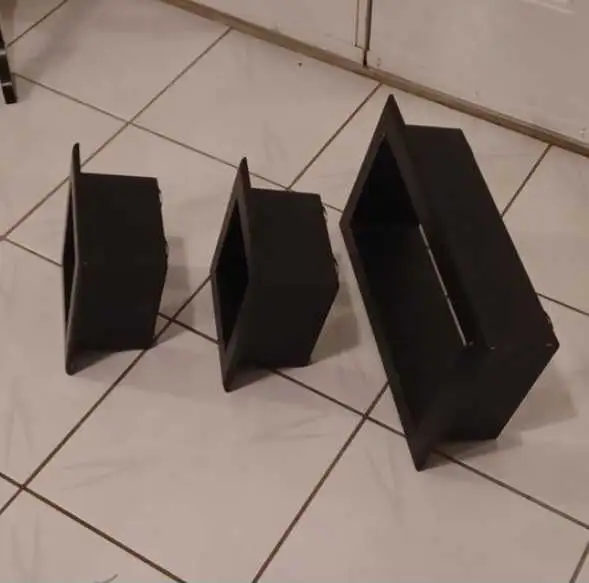 Black Wooden Wall Shelves - Set Of 3 (Need Paint Job) in Storage & Organization in Windsor Region - Image 3