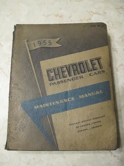 1955 Chevy Passenger Car Shop Manual, View more