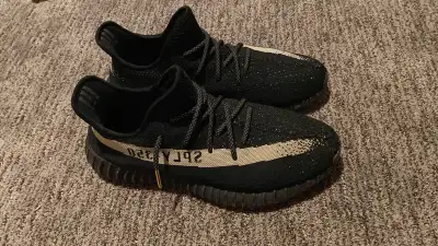 Yeezy 350 core black white -Size 11 -No box -No insoles -Authentic -Price negotiable -Used 7/10 cond...