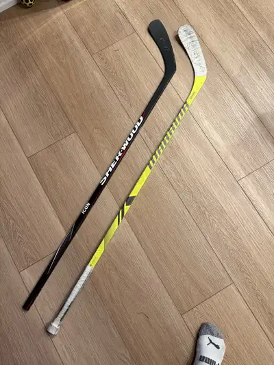 Sherwood and Warrior youth Hockey sticks, View more