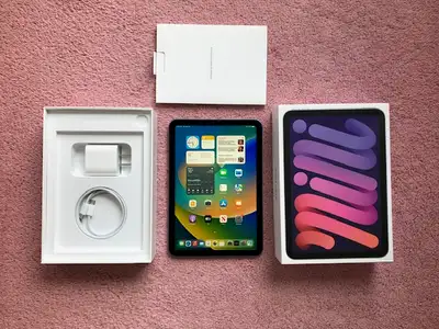 Perfect 64GB Purple Apple iPad Mini 6 (6th Gen) with Box, View more