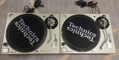 Technics SL-1200MK5 direct drive turntables in good condition and will include the 2 brand new slip...