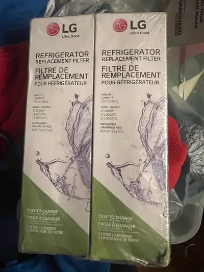 LG LT1000P/1000PC/1000 PCS - refrigerator water filter. NEW in box, each $25 (Retail over $50).