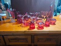Cranberry glass...mother's day presents for the rest of her life