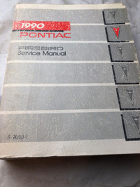 VINTAGE 1990 PONTIAC FIREBIRD FACTORY REPAIR MANUAL #M0935